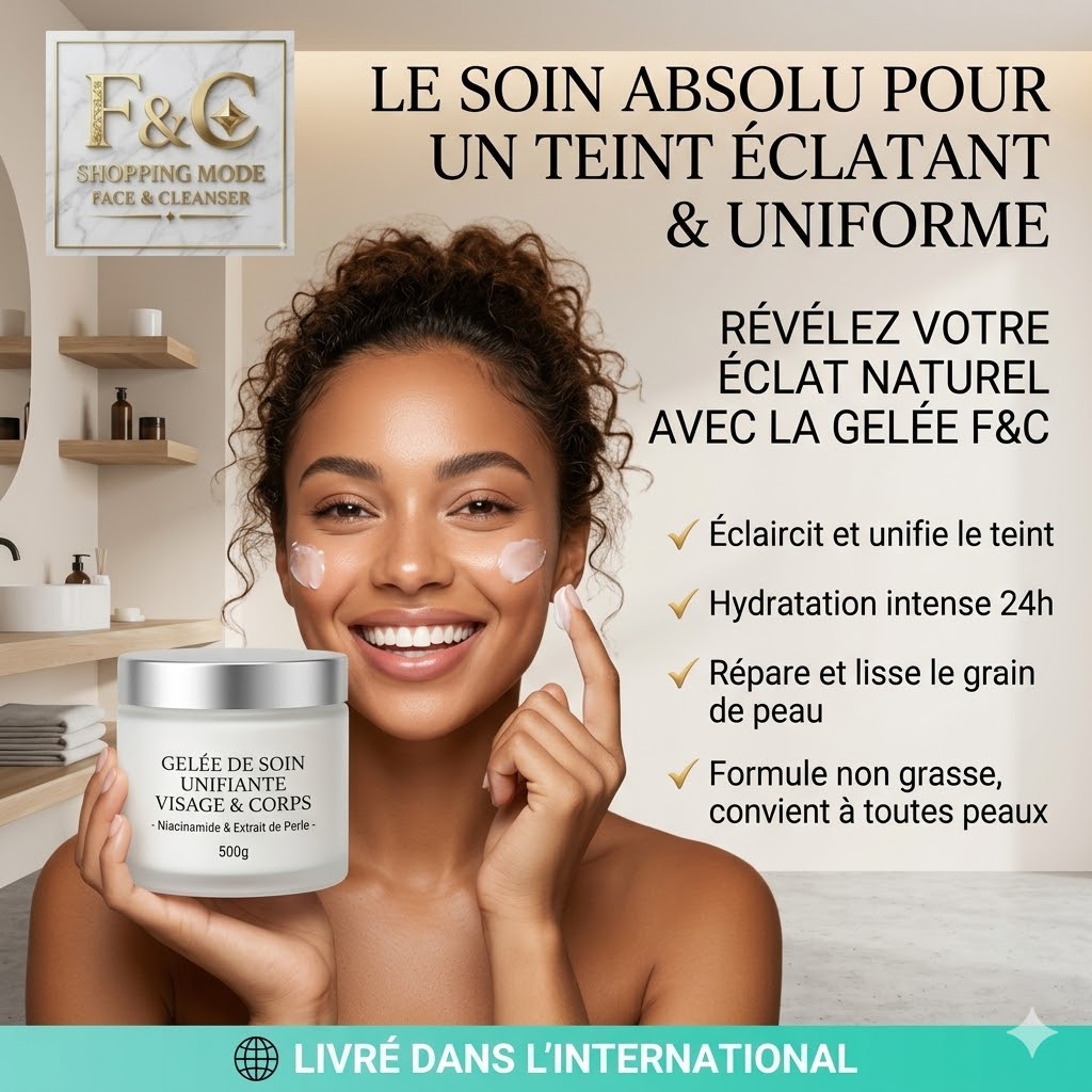 Soin Absolu Jour & Nuit enrichi en Niacinamide et Collagène pour une hydratation intense du visage et du corps.
