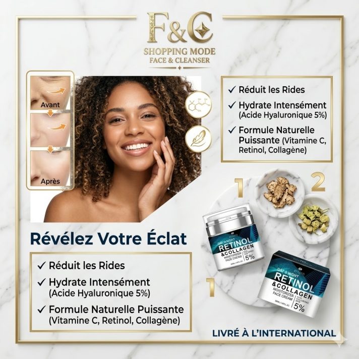 Pot de Soin Lift Suprême Face & Cleanser, crème anti-âge enrichie en vitamines et acide hyaluronique.