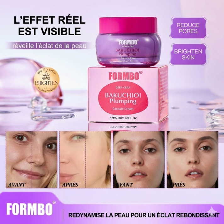 Creme de soin naturelle au camelia 50ml anti rides peau lisse nuit Formbo