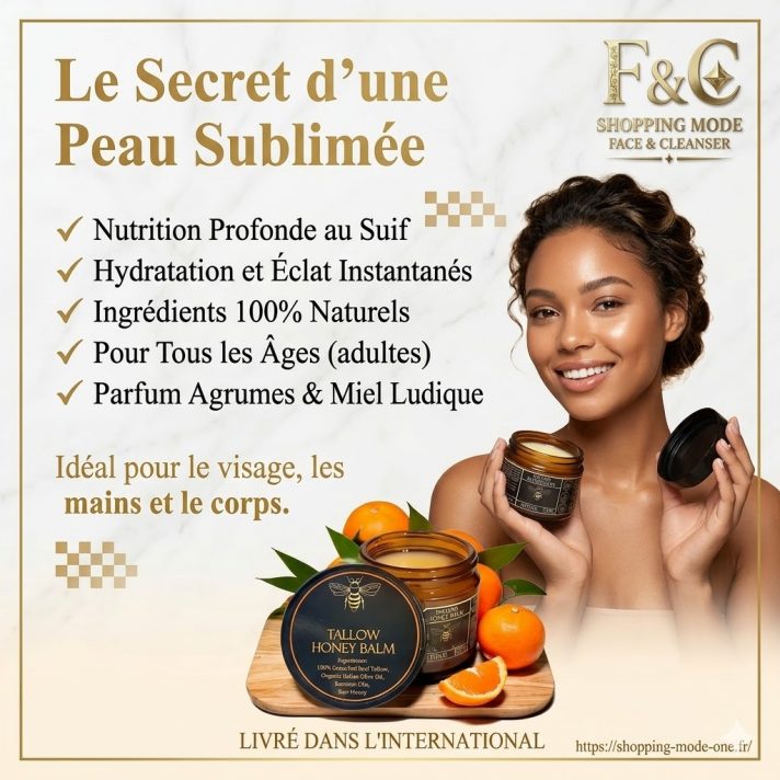 Baume Royal au Karité et Miel pour nutrition absolue de la peau