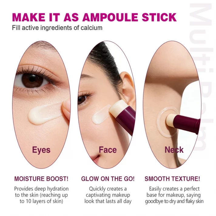 Le Stick Multi-Baume au Collagène & Calcium – Éclat & Fermeté