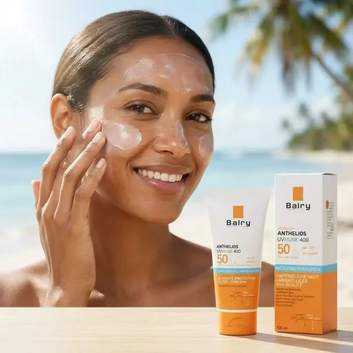 BALRY SPF 50+ – Écran Solaire Minéral & Hydratant