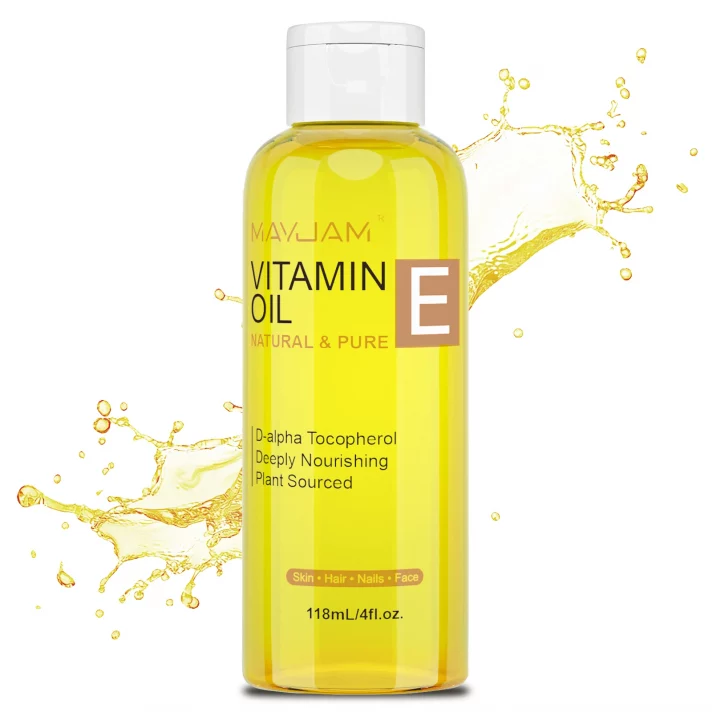 Huile de Vitamine E Pure & Naturelle – Soin Réparateur & Éclat