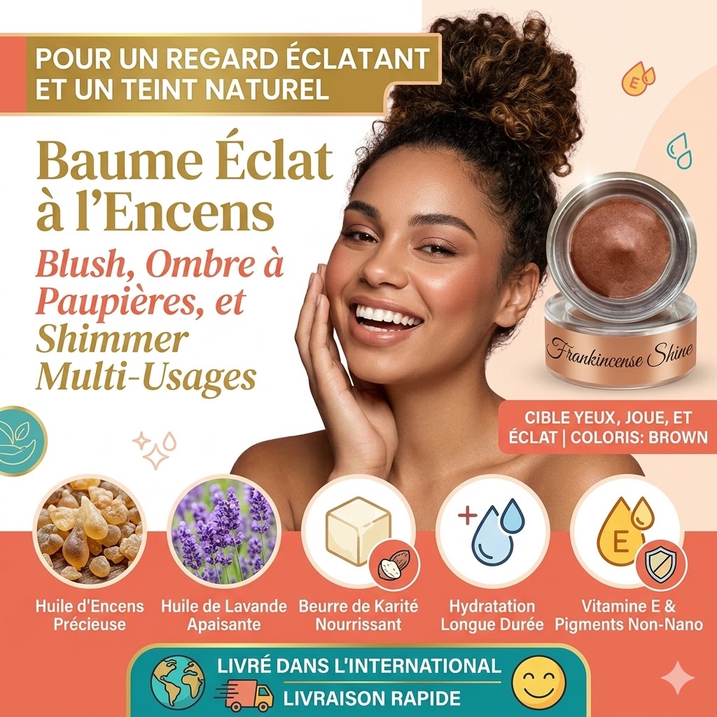 Baume Éclat Encens Multi-Usage YOUNGCOME pot 40g