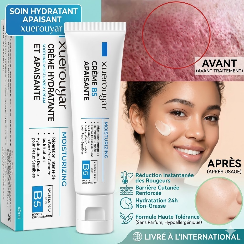 Creme hydratante squalane niacinamide pot 50g eclat texture legere