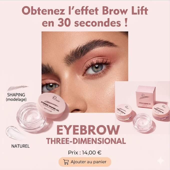 Savon sourcils waterproof brow lift private label E3063 Pudaier transparent brow styling soap gel