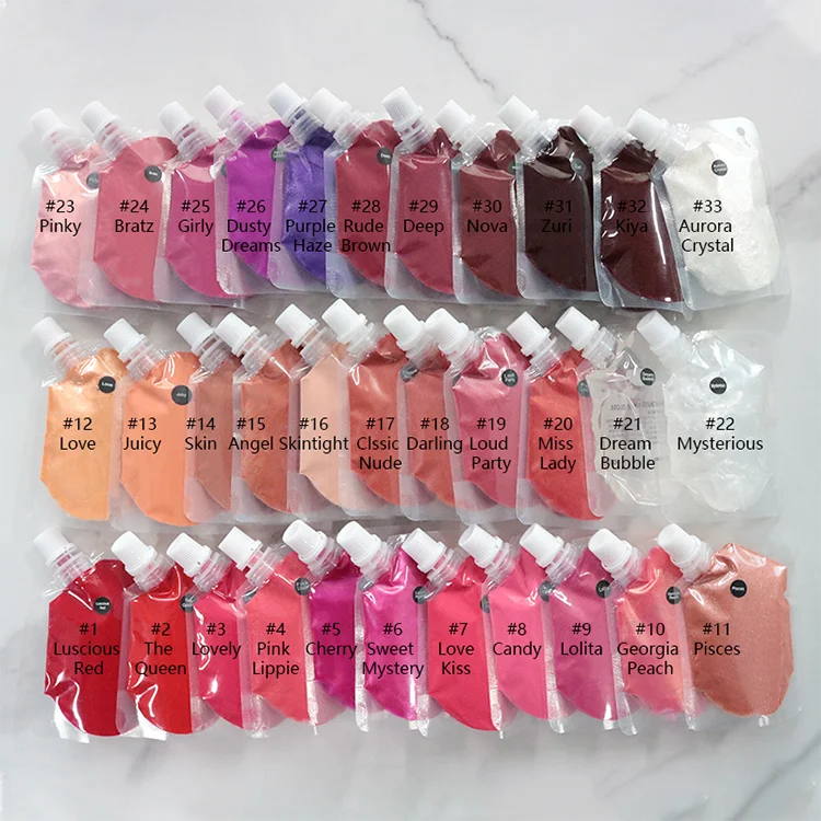 base lip gloss privée vegan waterproof oem 50ml pour créer sa marque de gloss