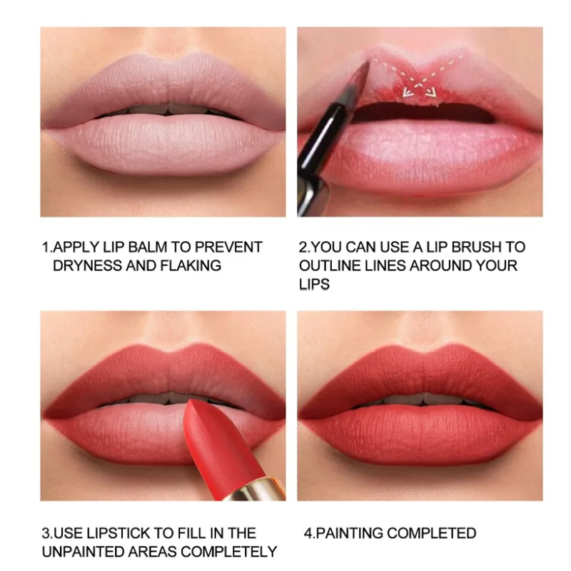 Un rouge intense qui ne laisse aucune trace ! 💋🚫 - Image 4