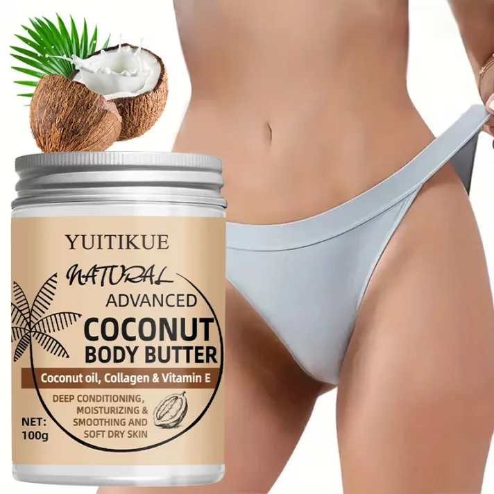 Douceur Tropicale – Crème Corps à la Noix de Coco (100g)