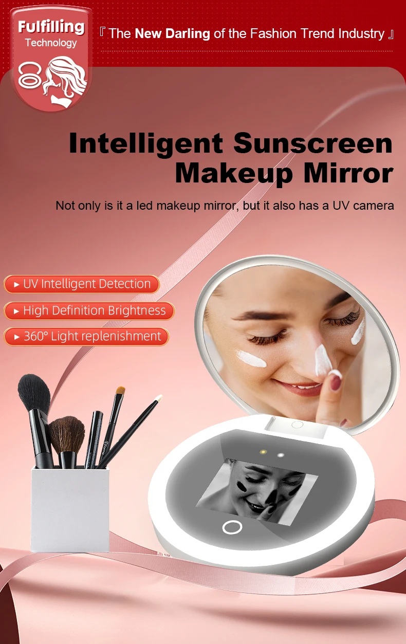 Miroir Intelligent UV & LED – Testeur de Protection Solaire - Image 7