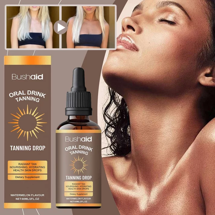 Gouttes de Bronzage Pastèque – Éclat Naturel & Hydratation (Visage & Corps)