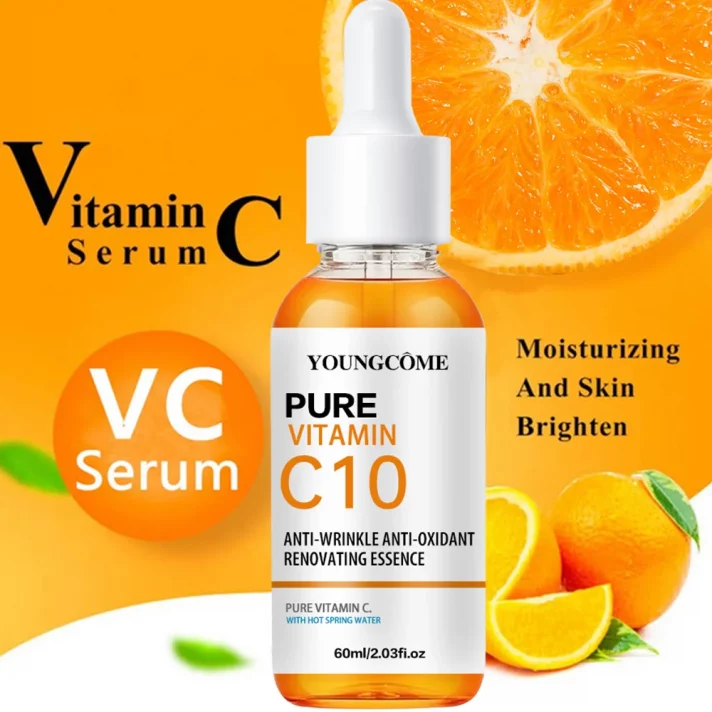 Sérum Vitamine C & Acide Hyaluronique – Éclat & Anti-Âge