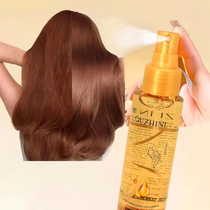 Spray Huile Essentielle Parfumée (100ml) – Lissage & Anti-Frisottis