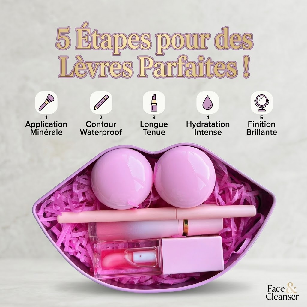 5 étapes pour des lèvres parfaites ! 💋✨