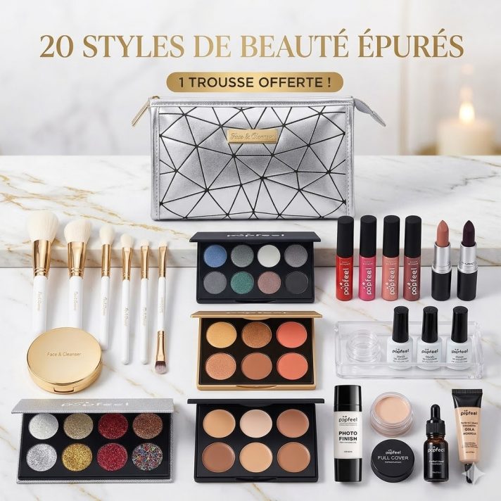 20 Styles de Beauté + 1 Trousse OFFERTE ! 🎁✨