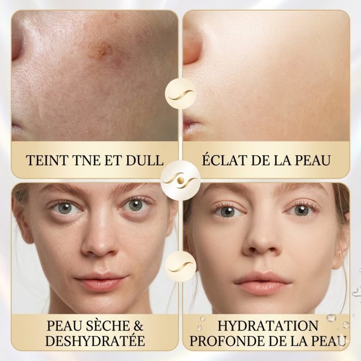 BIOAOUA – crème hydratante blanchissante à l'essence de riz pour le visage,
