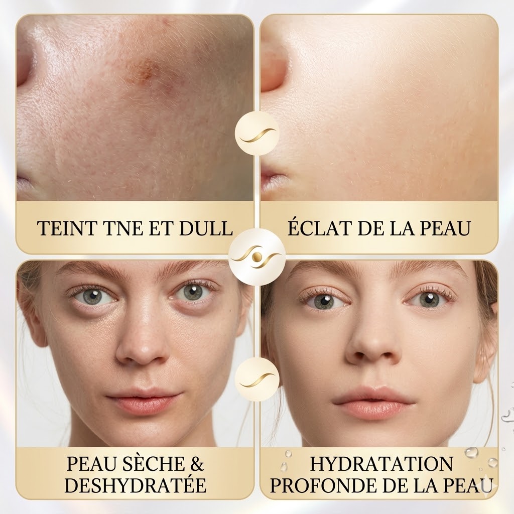 BIOAOUA – crème hydratante blanchissante à l'essence de riz pour le visage,