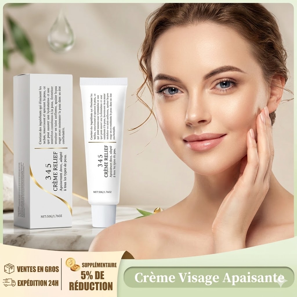 Crème apaisante anti rougeurs HOYGI 50g soin soulagement visage plantes naturelles
