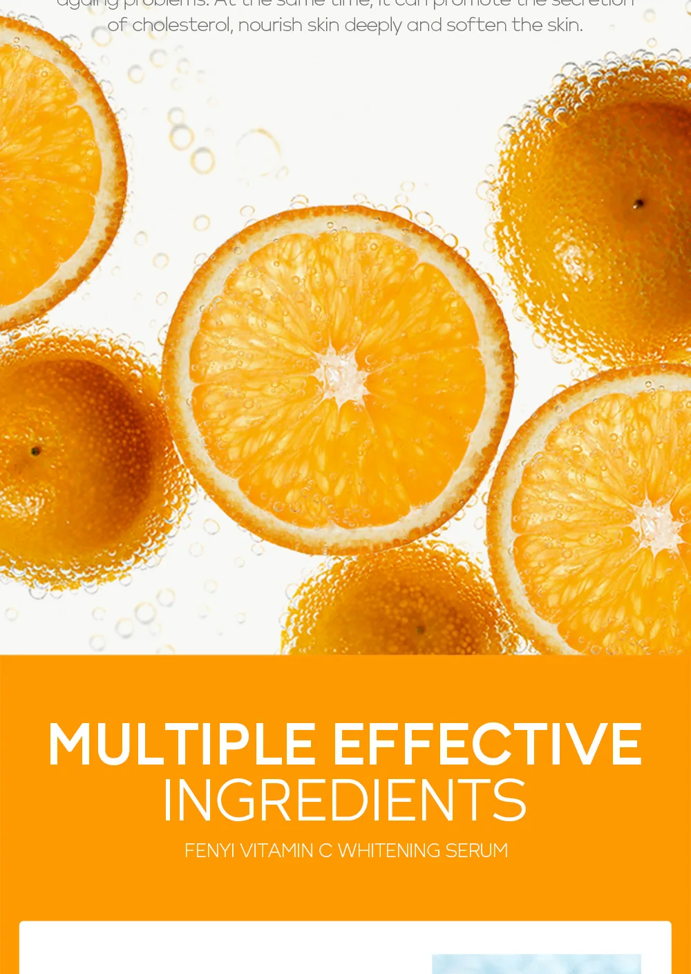 Sérum hydratant nourrissant à la vitamine C pour le visage, produit de soins de la peau, essence de rétrécissement des pores, acide hyaluronique, 17ml - Image 13