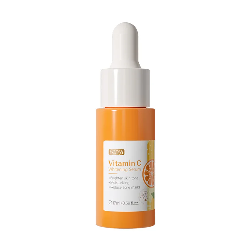 Sérum hydratant nourrissant à la vitamine C pour le visage, produit de soins de la peau, essence de rétrécissement des pores, acide hyaluronique, 17ml - Image 8