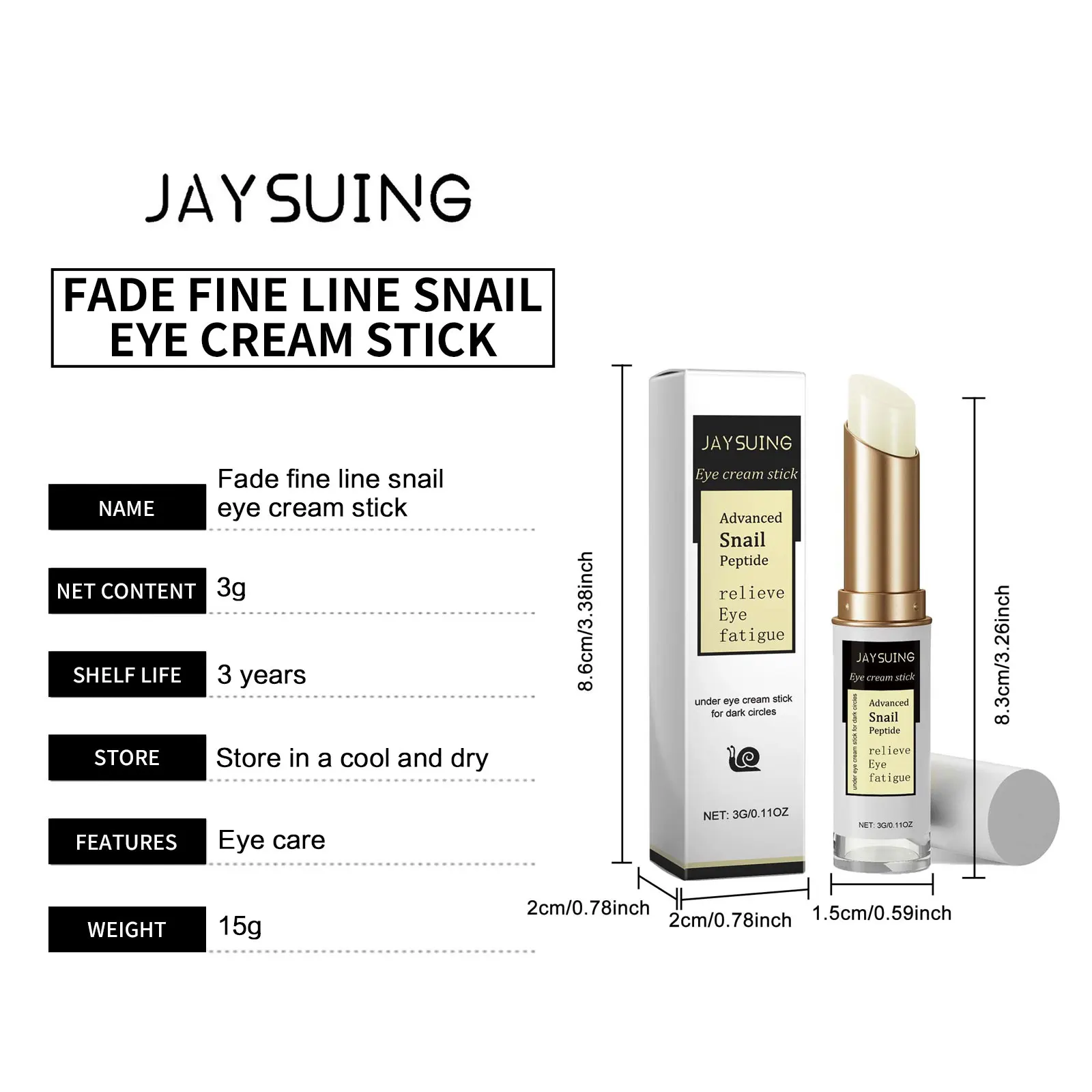 Crème pour les yeux d'escargot, Anti-rides - Image 11